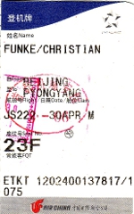 boarding pass